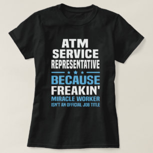 T-shirt Représentant du service ATM
