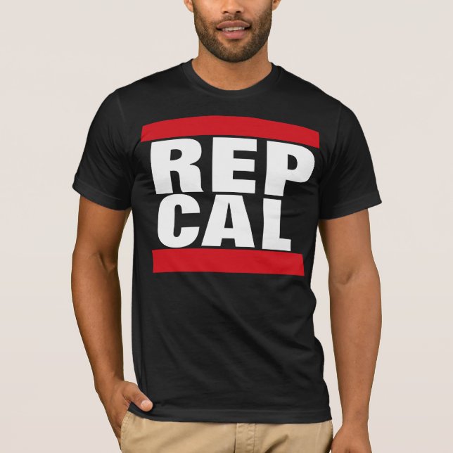 T-SHIRT REPRÉSENTANT LA CALIFORNIE (Devant)
