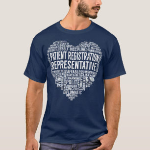 T-shirt Représentant pour l'inscription du patient Heart