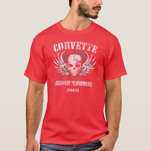 T-shirt Représentation 1965 légendaire de Corvette (Devant)