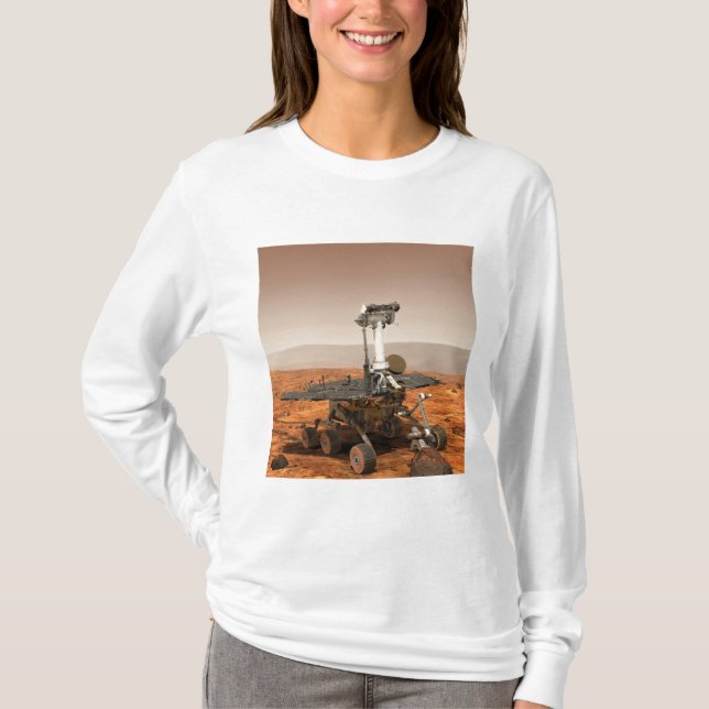T-shirt Représentation artistique de Mars Rover (Devant)