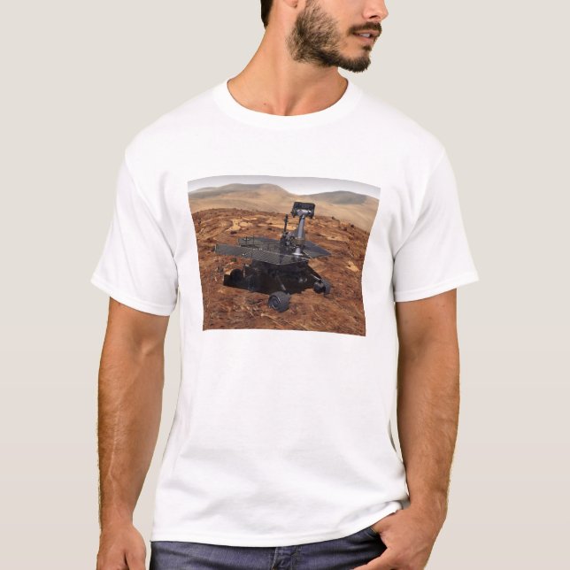 T-shirt Représentation artistique de Mars Rover 2 (Devant)