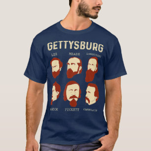 T-shirt Reprise de la guerre civile américaine de Gettysbu