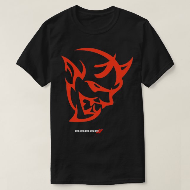 T-shirt Reprise du logo Dodge Demon (Design devant)