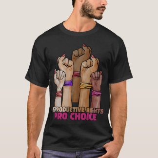 T-shirt Reproductive Rights Shirt Pro Choice Reproductive 