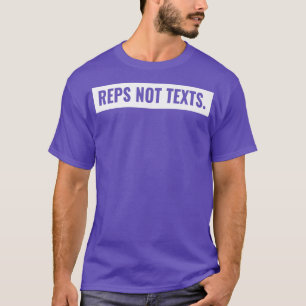 T-shirt Reps Pas Tets Gym Bodybuilding Motivational Workou