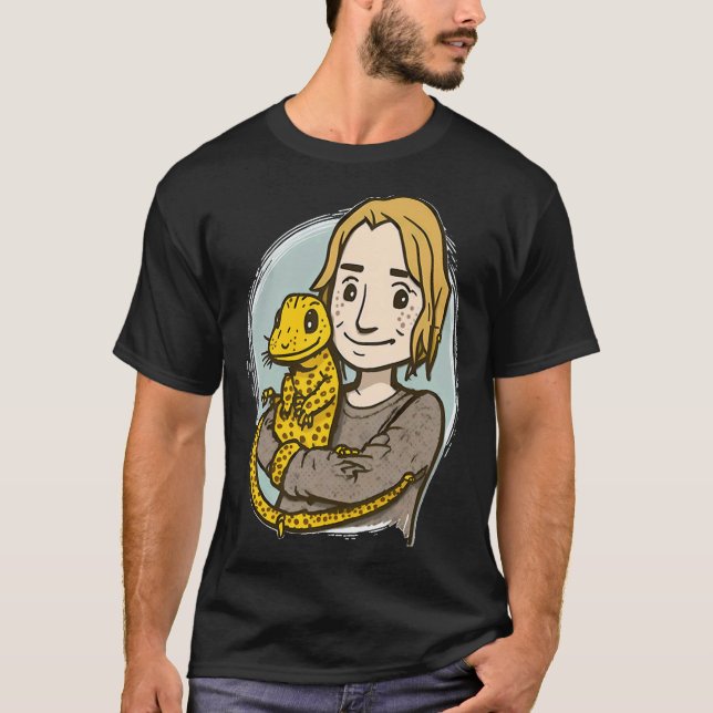 T-shirt Reptile Animal Zookeeper Reptile Maman 1 (Devant)