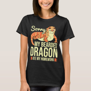 T-shirt Reptile de dragon à tête large