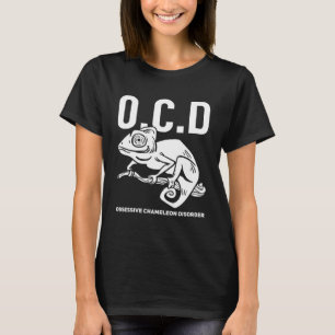 T-shirt Reptile Lizard Vert Chameleon