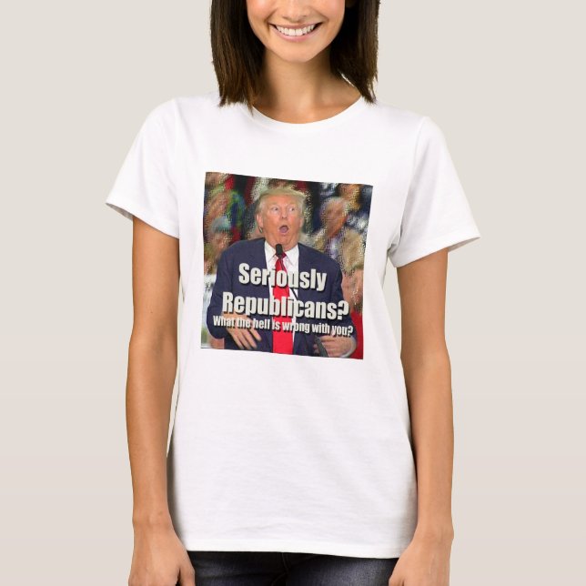 T-shirt républicain anti-Trump (Devant)