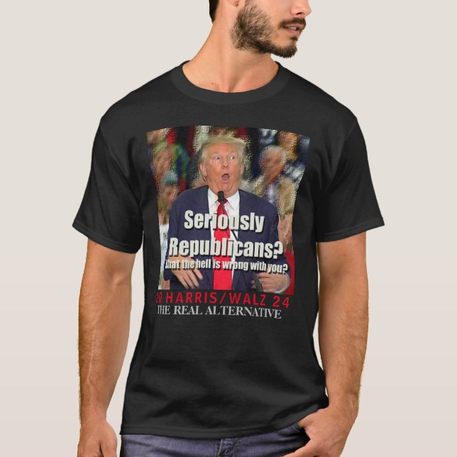 T-shirt républicain anti-Trump (Devant)