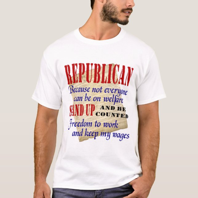 T-shirt Républicain tenez la chemise (Devant)