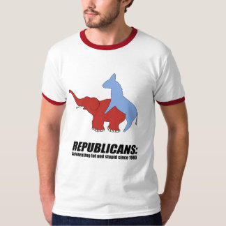 T-shirt Républicains - célébration grosse et stupide