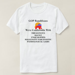T-shirt Républicains du parti républicain avec qui nous 