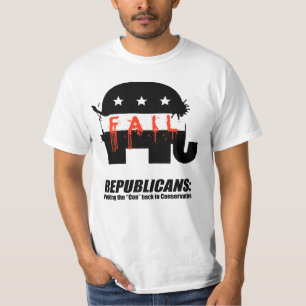 T-shirt Républicains - remettant l'escroquerie dans le