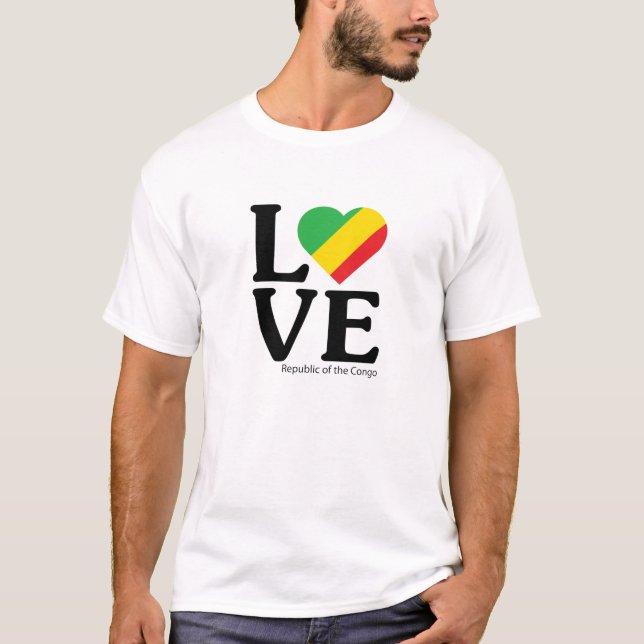 T-shirt République Amoureuse du Congo (Devant)