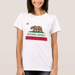 T-shirt République de Californie (drapeau d'État)