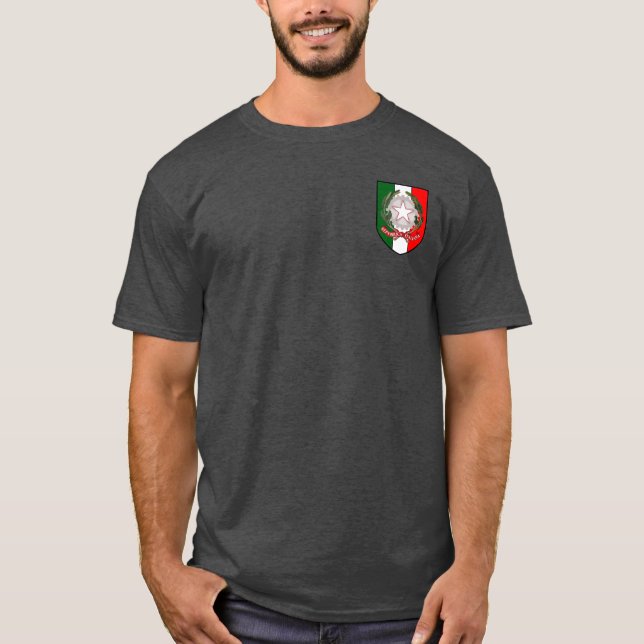 T-shirt République de chemise de l'Italie (Devant)