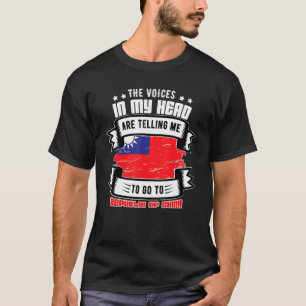 T-shirt République de Chine dans ma tête