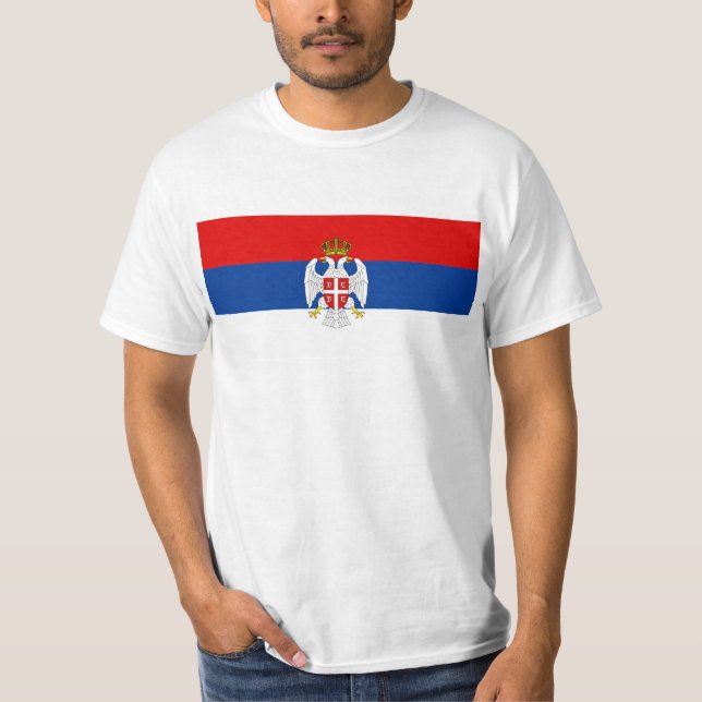 T-shirt République de Krajina serbe, Croatie (Devant)