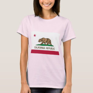 T-shirt République de la Californie (drapeau d'état)