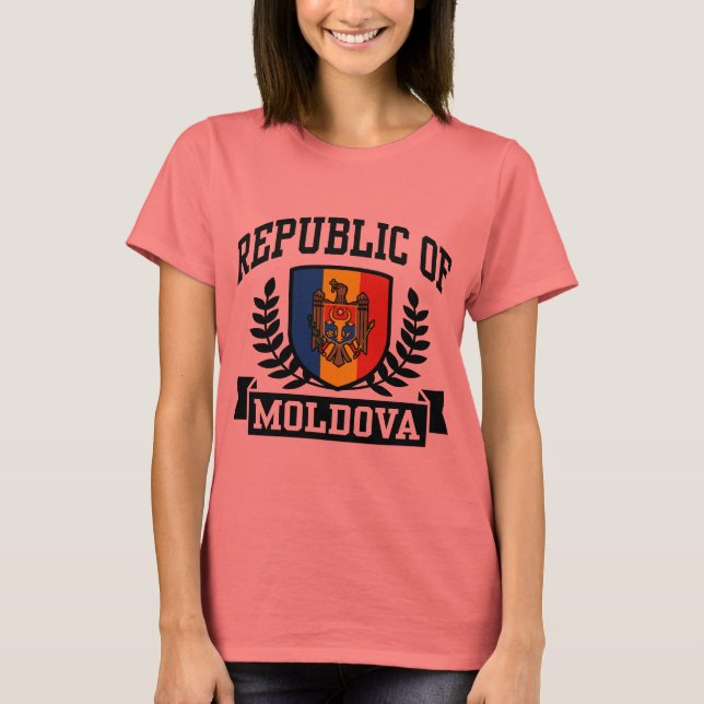 T-shirt République de Moldova (Devant)