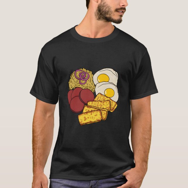 T-shirt République Dominicaine Alimentation préférée Gãº S (Devant)