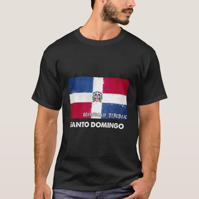 T-shirt République dominicaine de Saint-Domingue (Devant)
