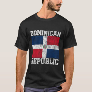 T-shirt République Dominicaine Drapeau Famille Fierté Pays