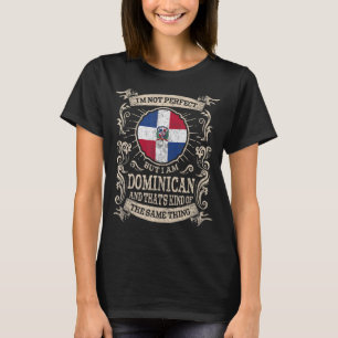 T-shirt République Dominicaine Drapeau Fière Dominicains H