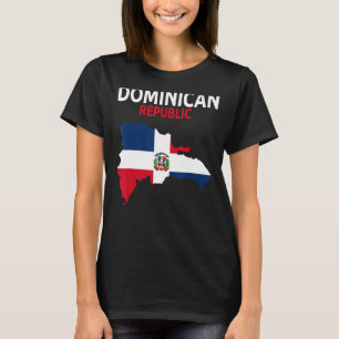 T-shirt République Dominicaine Indicateur Idée Pour Hommes