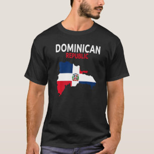 T-shirt République Dominicaine Indicateur Idée Pour Hommes