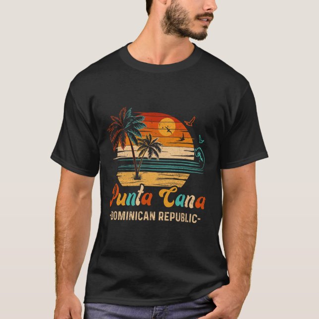 T-shirt République dominicaine Punta Cana vacances 2025 Ma (Devant)