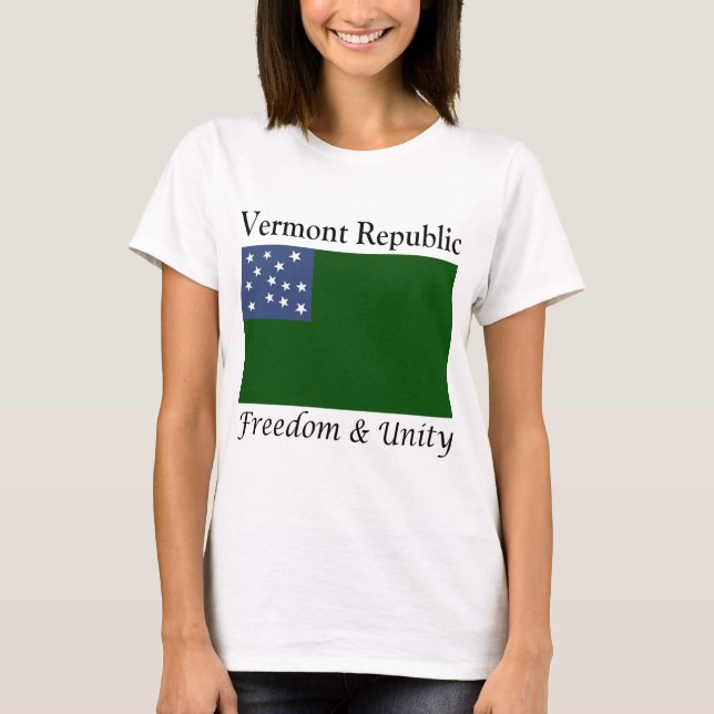 T-shirt République du Vermont (Devant)