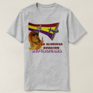 T-shirt République espagnole Figther Pilot 1936