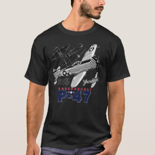 T-shirt République P-47 Thunderbolt Fighter de la Seconde 