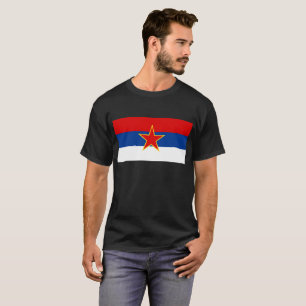 T-shirt République socialiste de chemise de drapeau de la