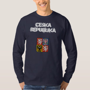T-shirt République Tchèque Ceska Republika avec le manteau