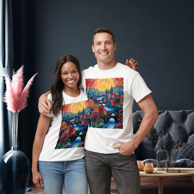 T-shirt République tchèque de Prague (Créateur téléchargé)