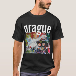 T-shirt République Tchèque de Prague. Rue fraîche art. 