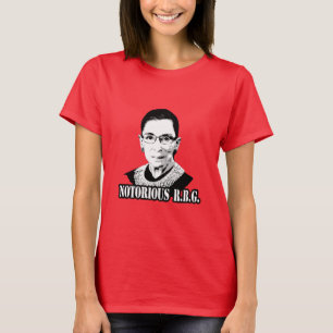 T-shirt Réputé R.B.G. - Ruth Bader Ginsburg