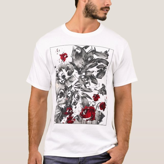 T-shirt "Requiem in Crimson" (Devant)