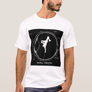 T-shirt Requiems optiques de noir de confusion