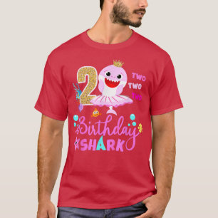 T-shirt Requin Anniversaire 2 Ans 2e Anniversaire Correspo