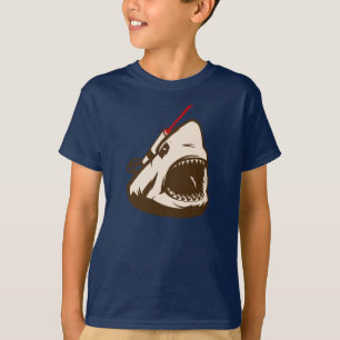 T-shirt Requin avec un Frickin à rayon laser