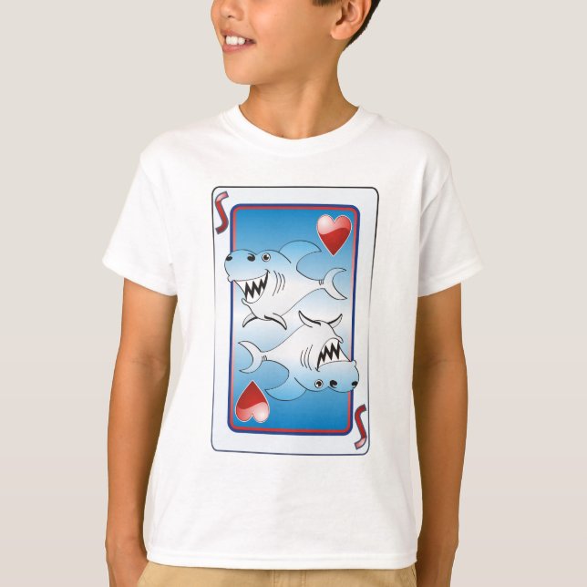 T-shirt Requin carte (Devant)