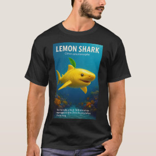 T-shirt Requin citron