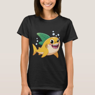T-shirt requin citron