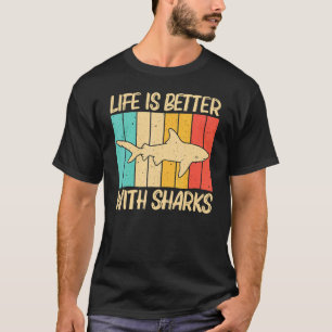 T-shirt Requin Cool Pour Hommes Femmes Requin Océan Animal
