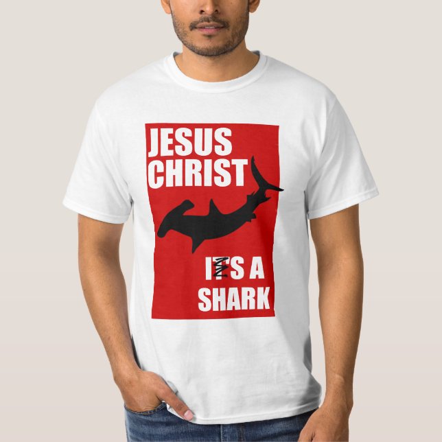 T-shirt Requin de conception impeccable (Devant)